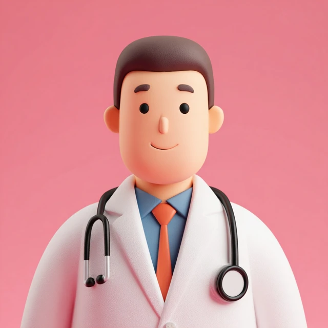 3D Doctor Icon Medical Healthcare Illustration