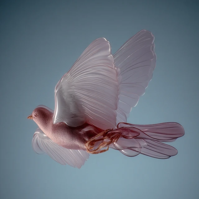 Crystal Bird Conceptual Editorial Photography