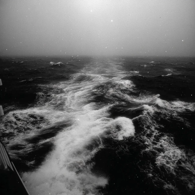Ocean in Fog Hiroshi Sugimoto Style