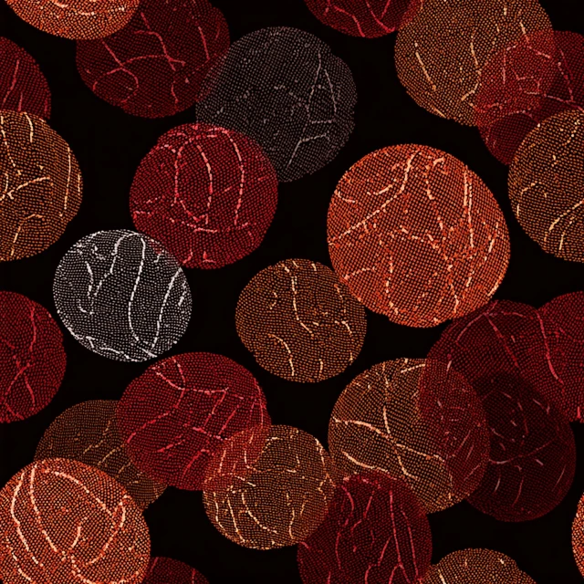 Basketball Outline Pattern Illustration Art