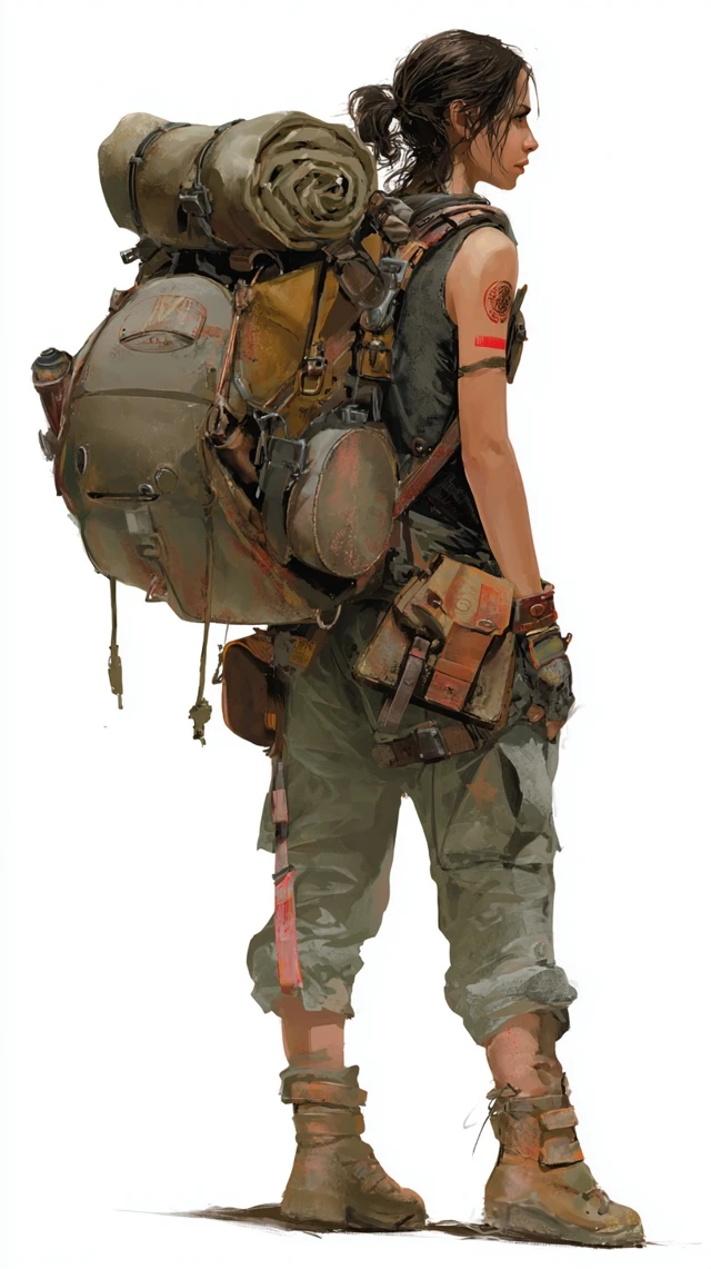 Post Apocalyptic Survivor Angelina Jolie Style