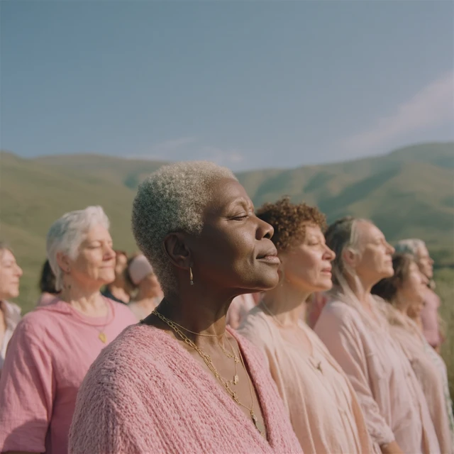 Women in Pink Serene French Countryside Kodak Gold