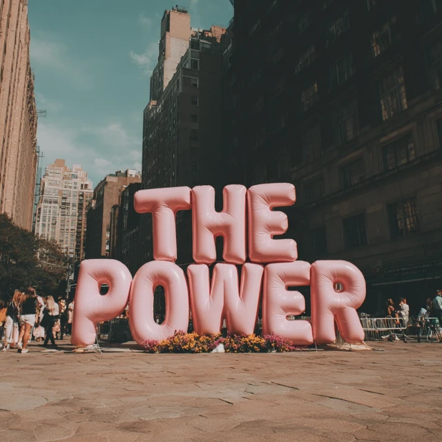 The Power NYC Street Art Aesthetic Advertising