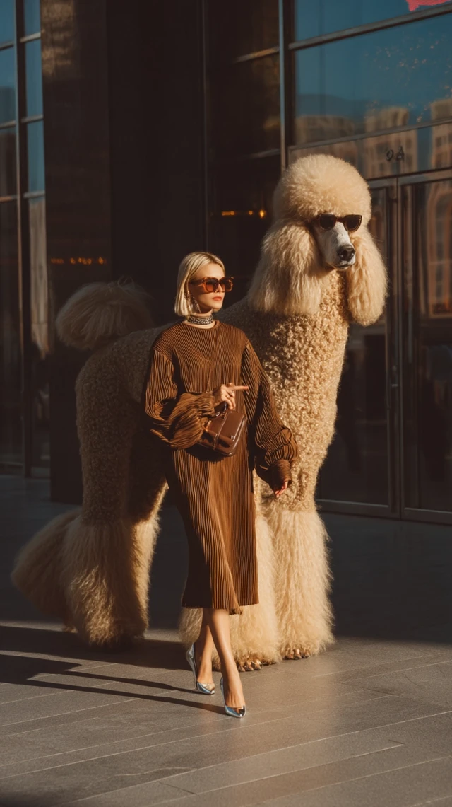 Luxury Fashion with a Colossal Alf in Dnipro