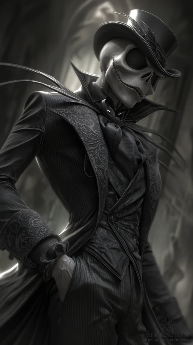 Jack Skellington Dressed to Impress Illustration