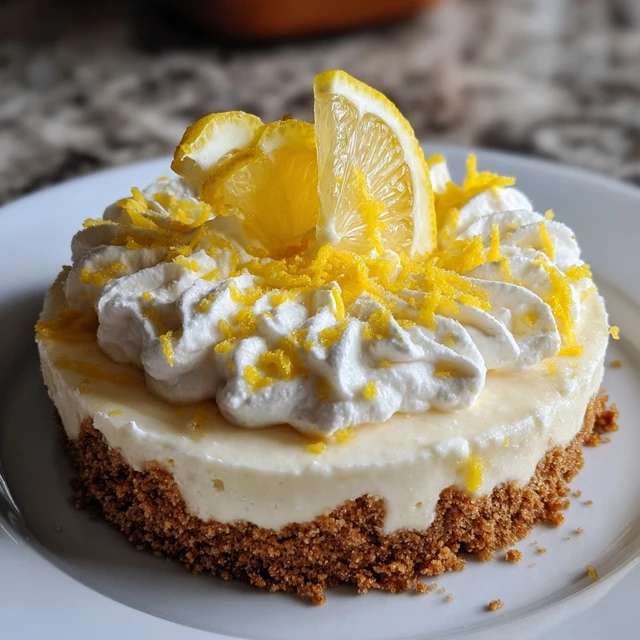 No Bake Lemon Cheesecake Recipe Photo - iPhone 15 Pro