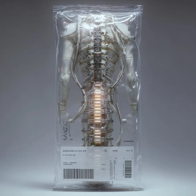 Cyberpunk Sandevistan Spinal Implant Biomedical Design