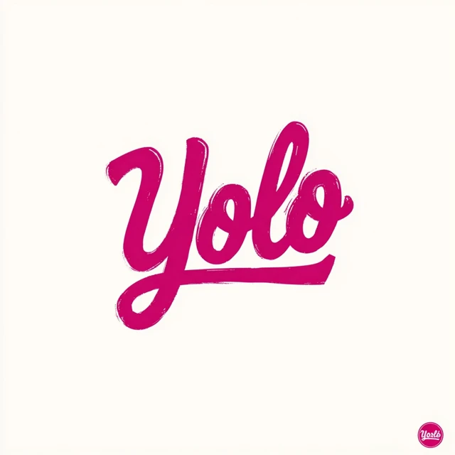 Yolo Logo Design Girlish Shop