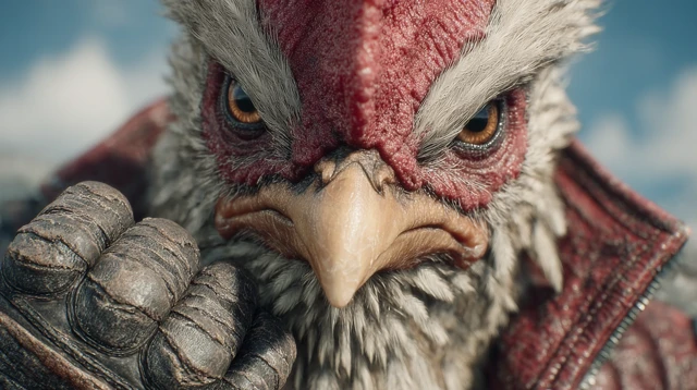 Kaiser The Bounty Hunter Rooster Cinematic Portrait