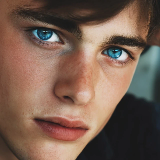 Handsome Man Close Up HD Photography