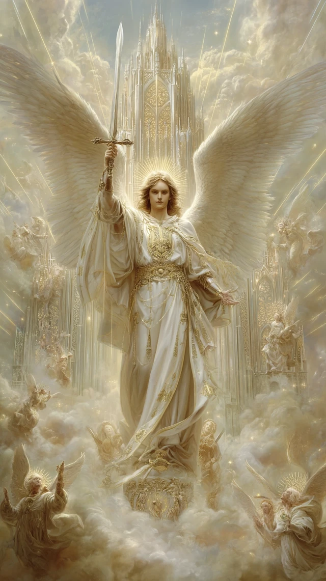 Celestial Angel at Heavens Gate - Divine Glory