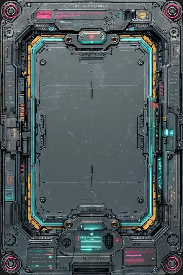 Futuristic SciFi Board Game Card Design