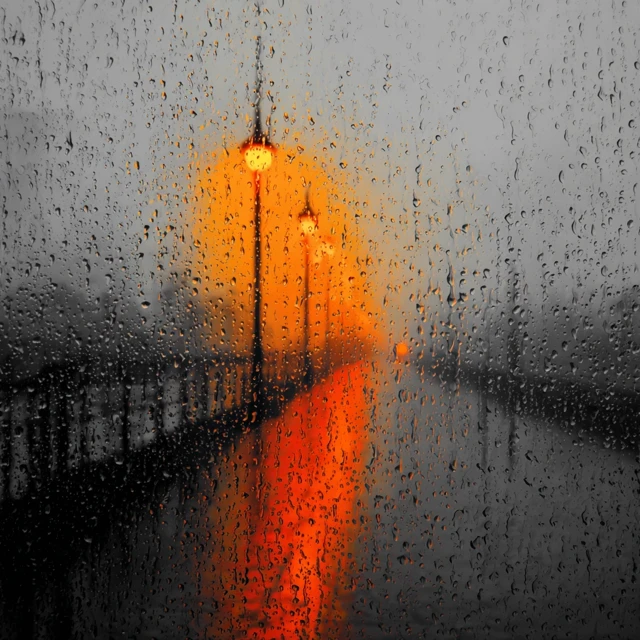 Rainy Day Pop Art Street Scene
