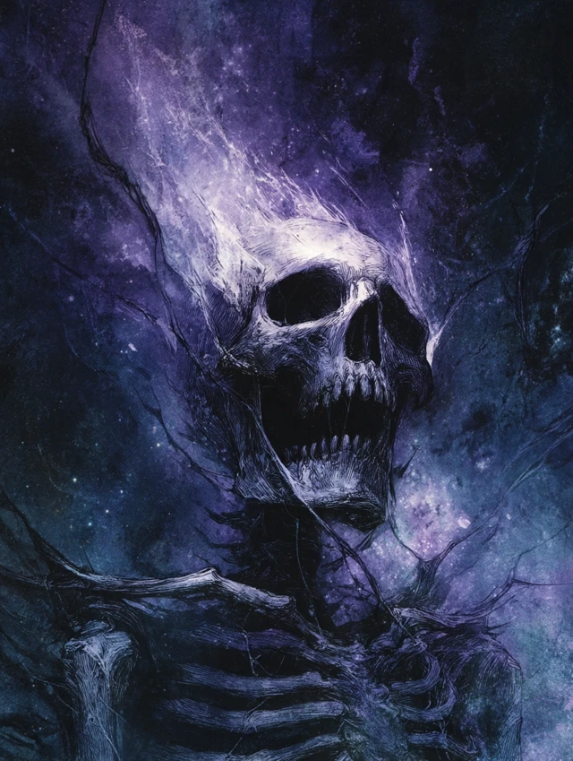 Astral Grim Skeleton Artwork