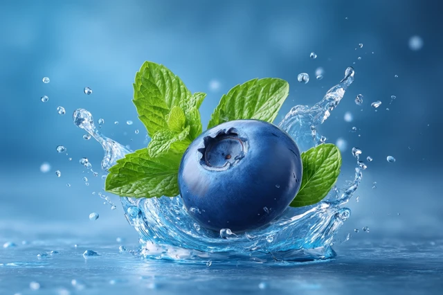 Blueberry Splash Refreshing Freeze Frame