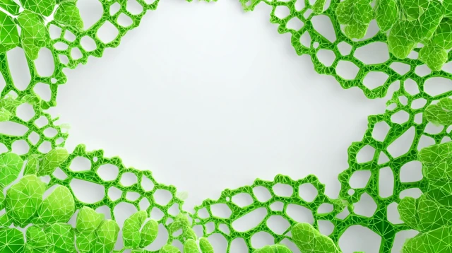 Eco Geometric Background Nature Inspired
