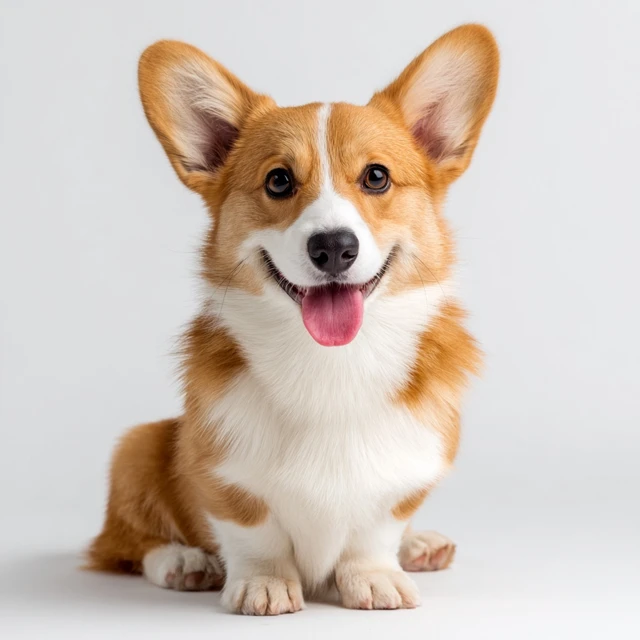 Cute Smiling Corgi Dog Photography