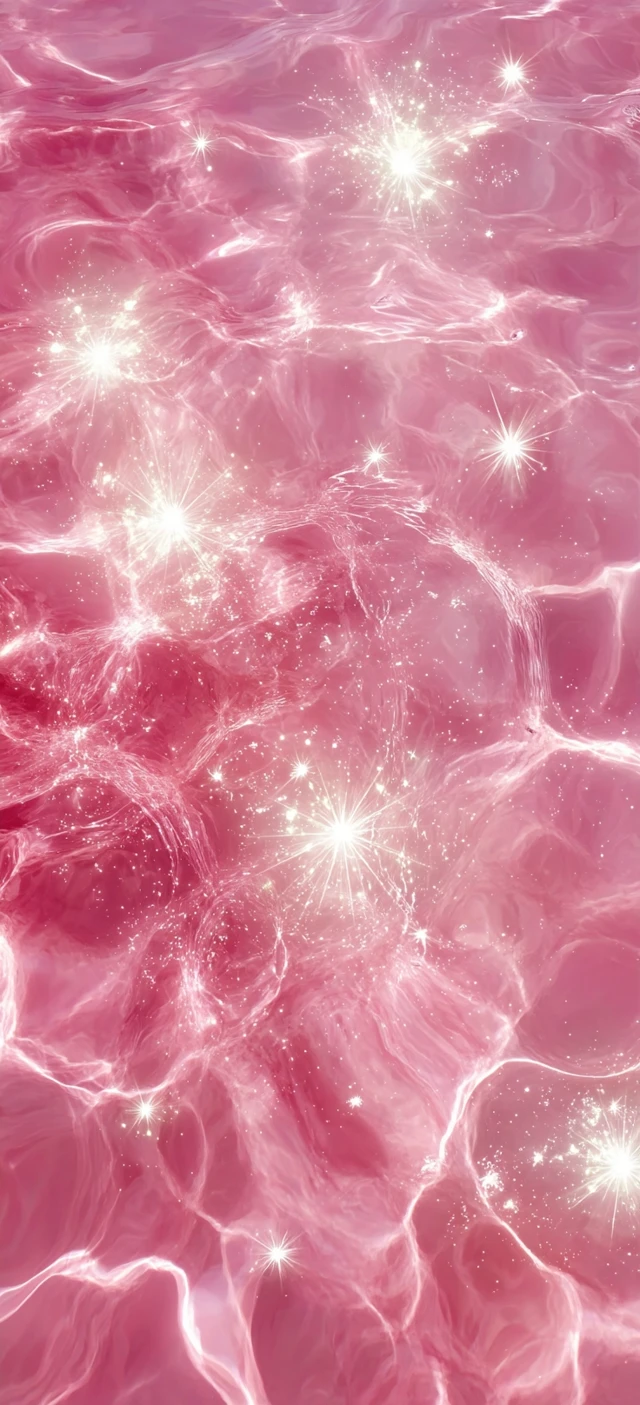 Pink Water Ripples Dreamy Background