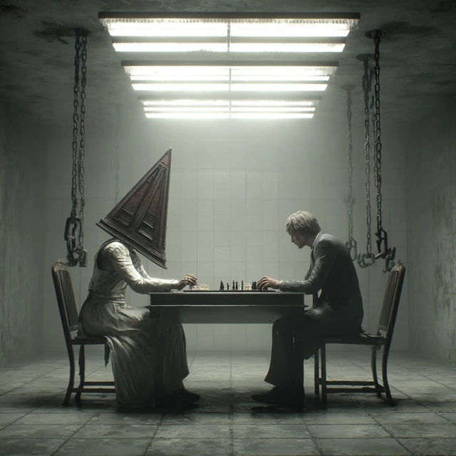Silent Hill 2 Remake Pyramid Head Chess