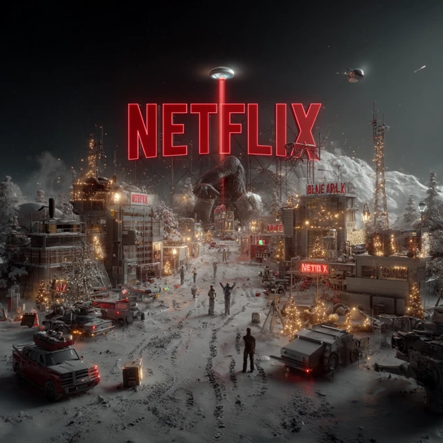 Netflix Christmas Diorama Holiday Chaos