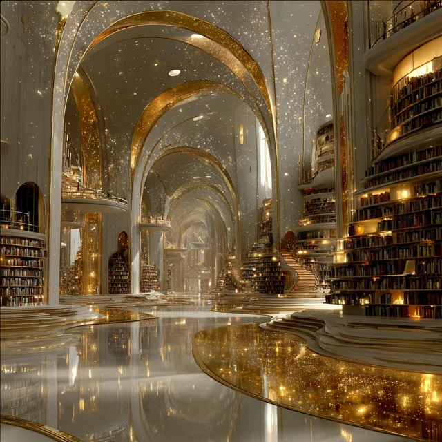 Akashic Records Celestial Library Golden Light