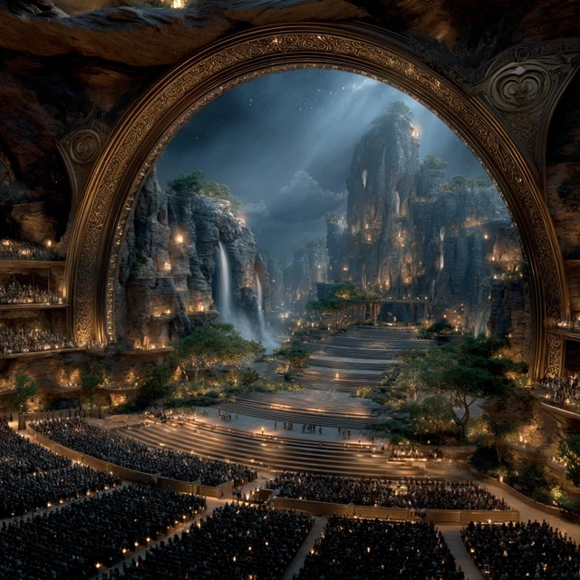 Fantasy Arena Theater Digital Art