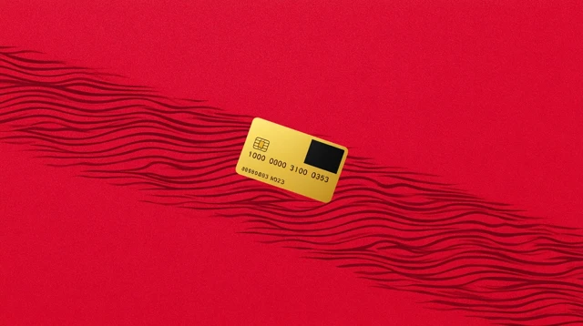 Black Gold Credit Card Illustration Luxury Design