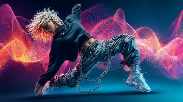 Sportswear Fashion Advertisement Modern Athletic Aesthetic