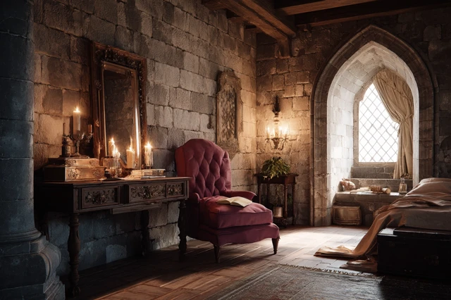 Medieval Bedroom Interior Design Castle Architecture