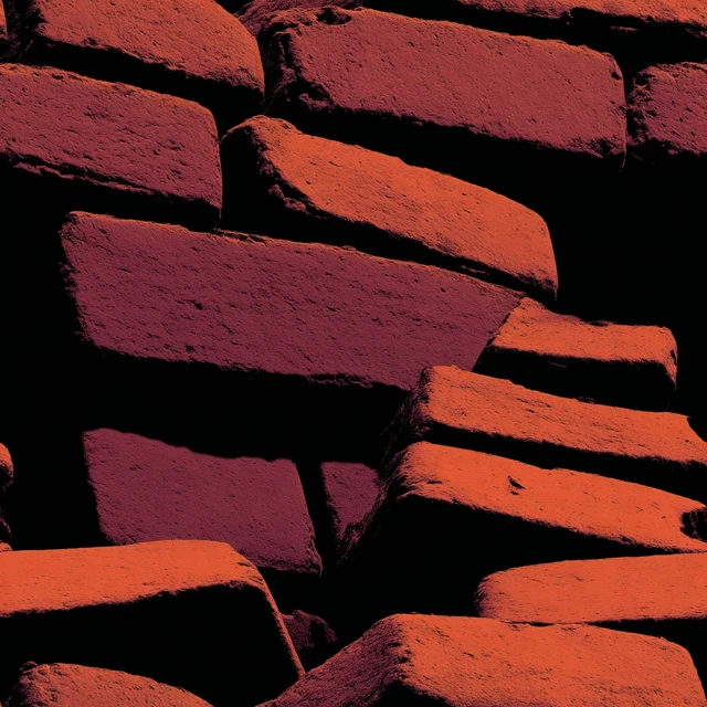 Collapsing Brick Wall Illustration Art