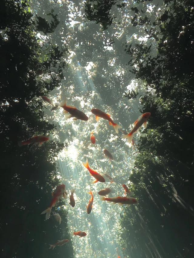 Dreamscape Koi Fish Interior Design Fantasy