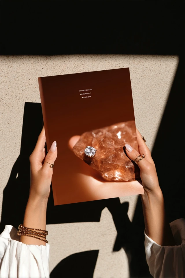 Flyer Mockup in Hands with Natural Light