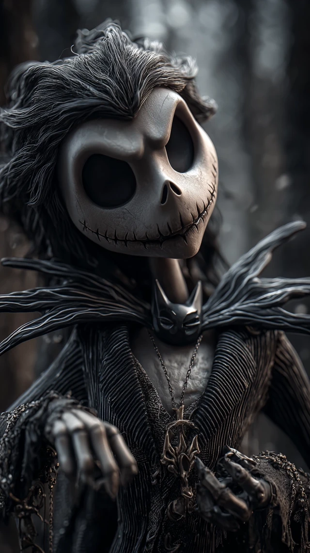 Jack Skellington Dressed to Impress Illustration