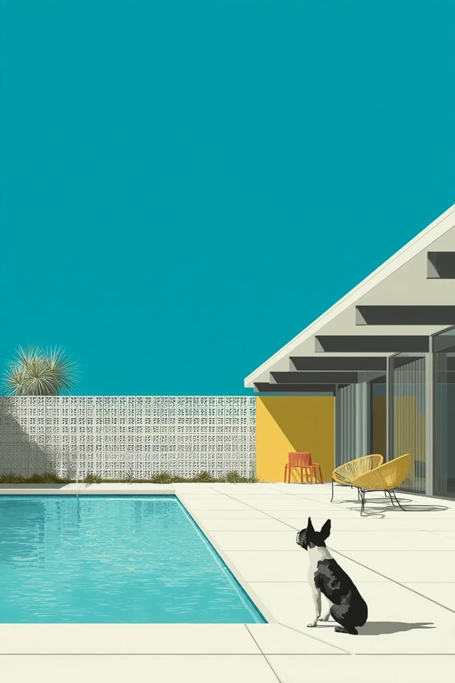 Mid Century Modern House with Pool Palm Springs
