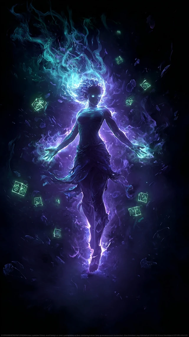 Cosmic Goddess of the Beyond Universe Art