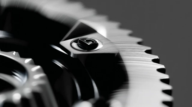 Close Up of Gears With Motion Blur