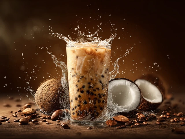 Milk Tea Advertising Poster Design