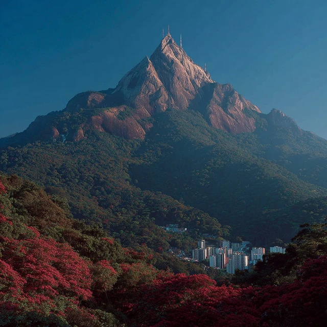 Sao Paulo City Meets Pico do Jaragua Mountain
