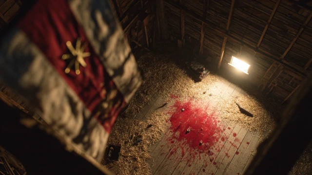 Barn Crime Scene Moody Atmosphere