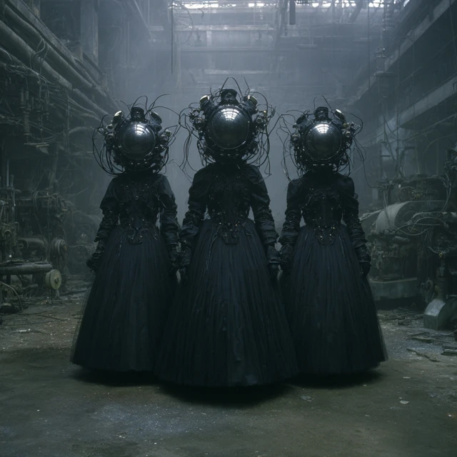 Backrooms Machines Dark Techno Aesthetic
