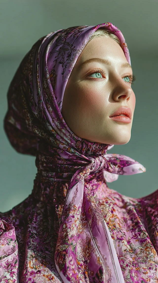 Royal Fashion Portrait of a Muslim Woman