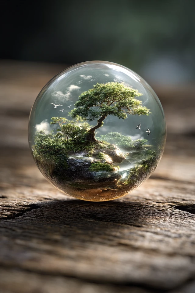 Miniature Biosphere A Self Contained Ecosystem