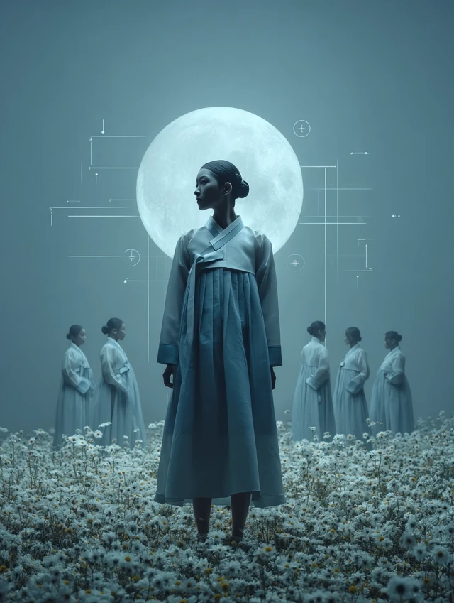 Dreamy Surreal Portrait of a Woman
