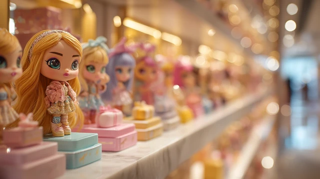 Bratz-Style Dolls: Dreamy Boutique Display
