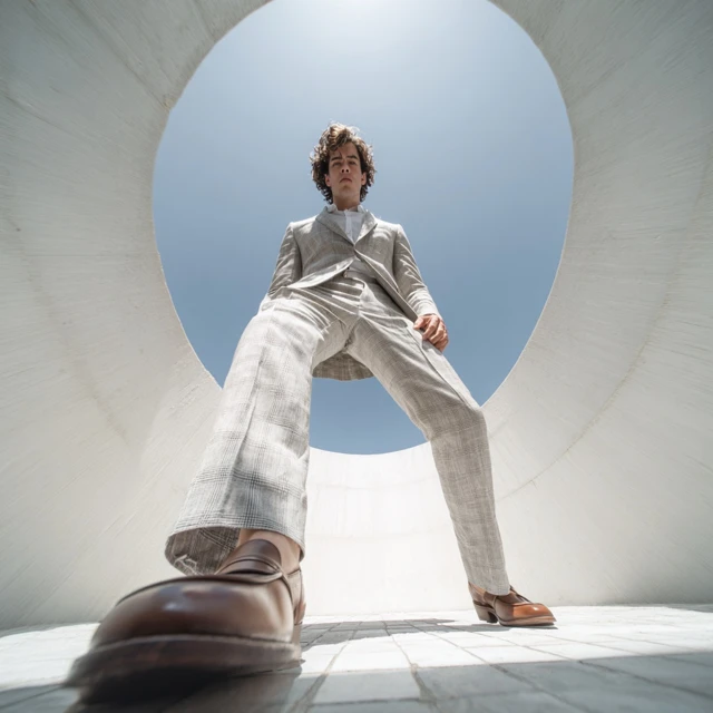 Elegant Man Fashion Editorial Balenciaga Vibe