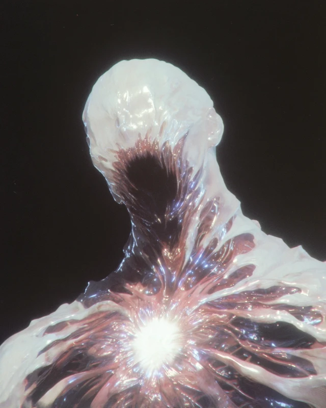Cosmic Sculpture A Surreal Art Piece