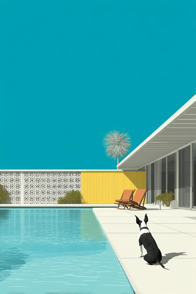 Mid Century Modern House with Pool Palm Springs