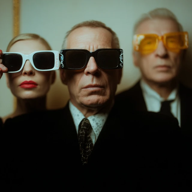 Kodachrome Film Sunglasses Social Commentary