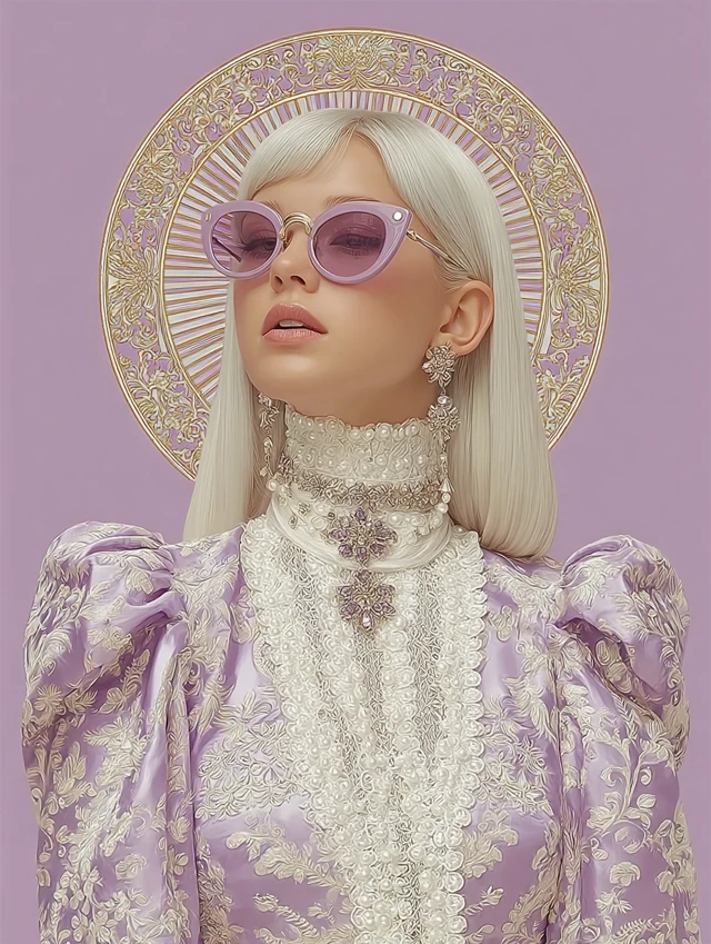 Celestial Fashion Radiating Galactic Grace