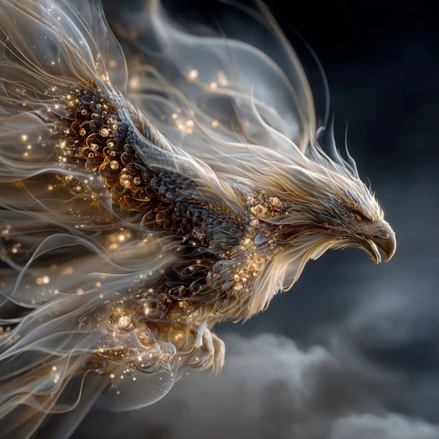 Phoenix Rising Ethereal Fantasy Art